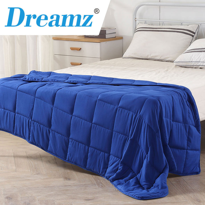 Whitman Weighted Soft Blanket Heavy Gravity Deep Relax 5KG Adult Double - Navy