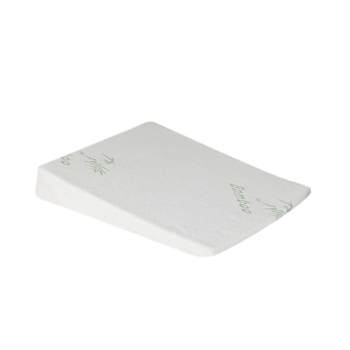 10cm Bedding Wedge Pillow Memory Foam - White