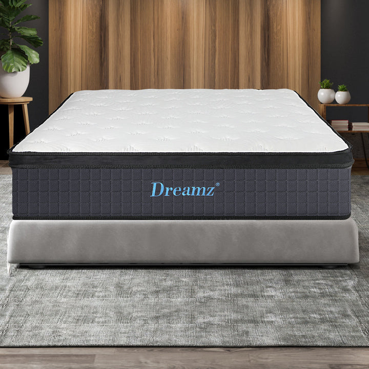 Besiana 32cm Mattress Spring Premium Bed Top Foam Medium Firm - King