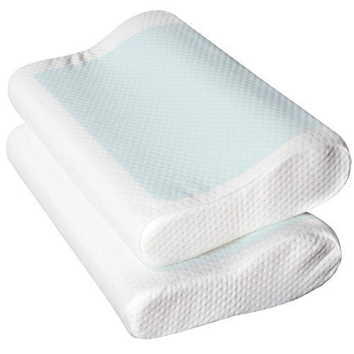 Set of 2 Contour Pillow Cool Gel