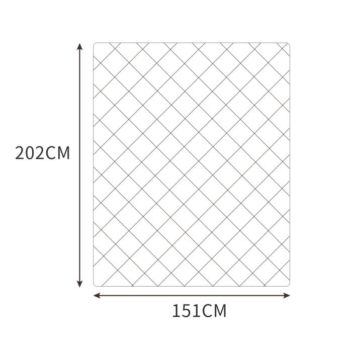 Winston Weighted Soft Blanket 11KG Adults Size Anti-Anxiety Gravity - Brown