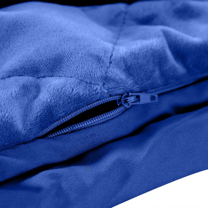 Waverly Weighted Soft Blanket 9KG Adults Size Anti-Anxiety Gravity - Royal Blue
