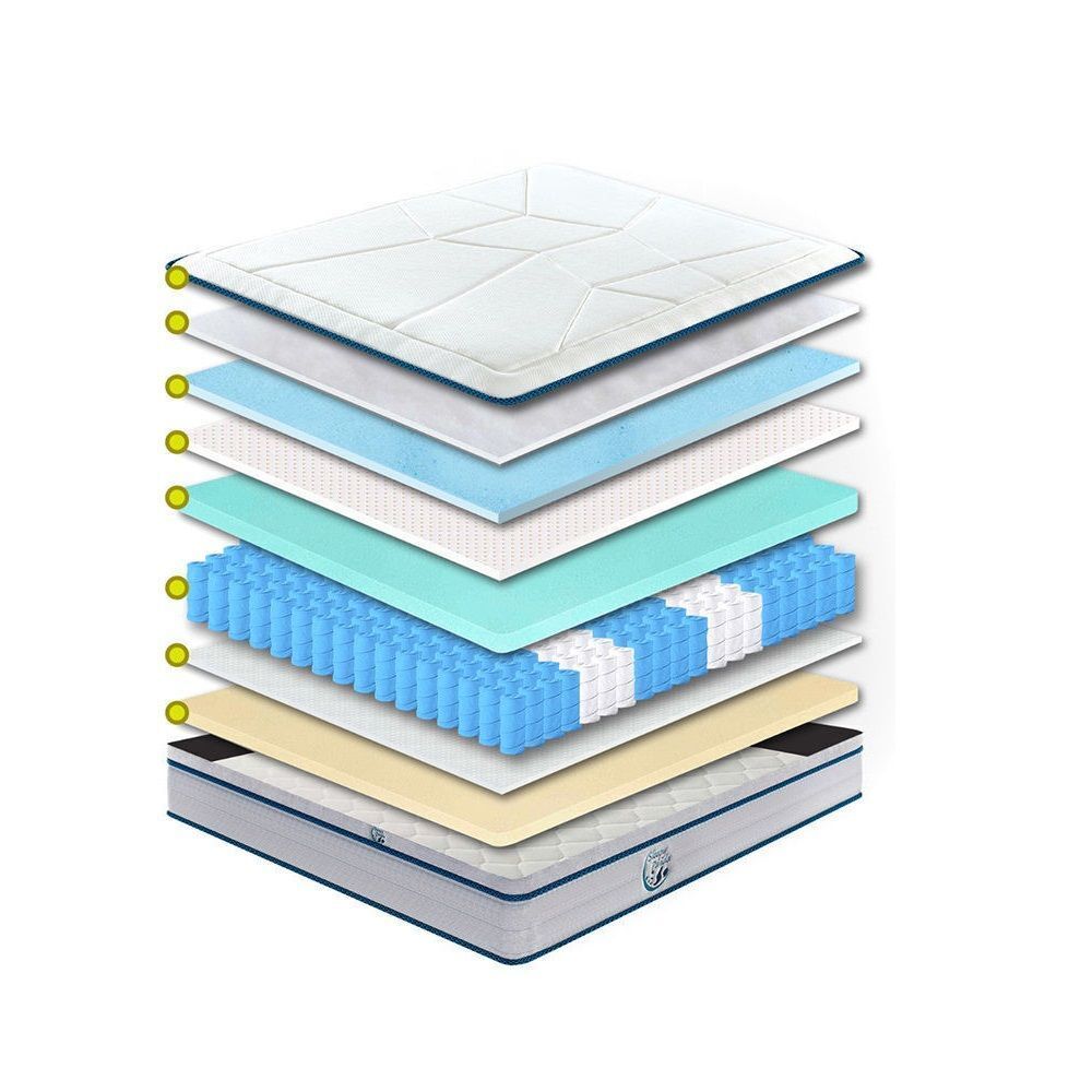 Devon 30cm Bamboo Knitted Fibre Pocket Spring Mattress - Double