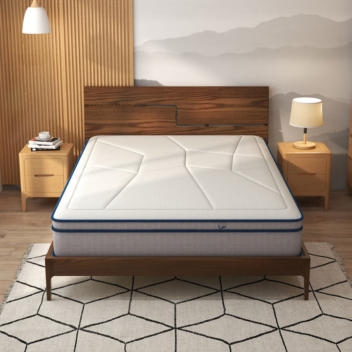 Devon 30cm Bamboo Knitted Fibre Pocket Spring Mattress - Double