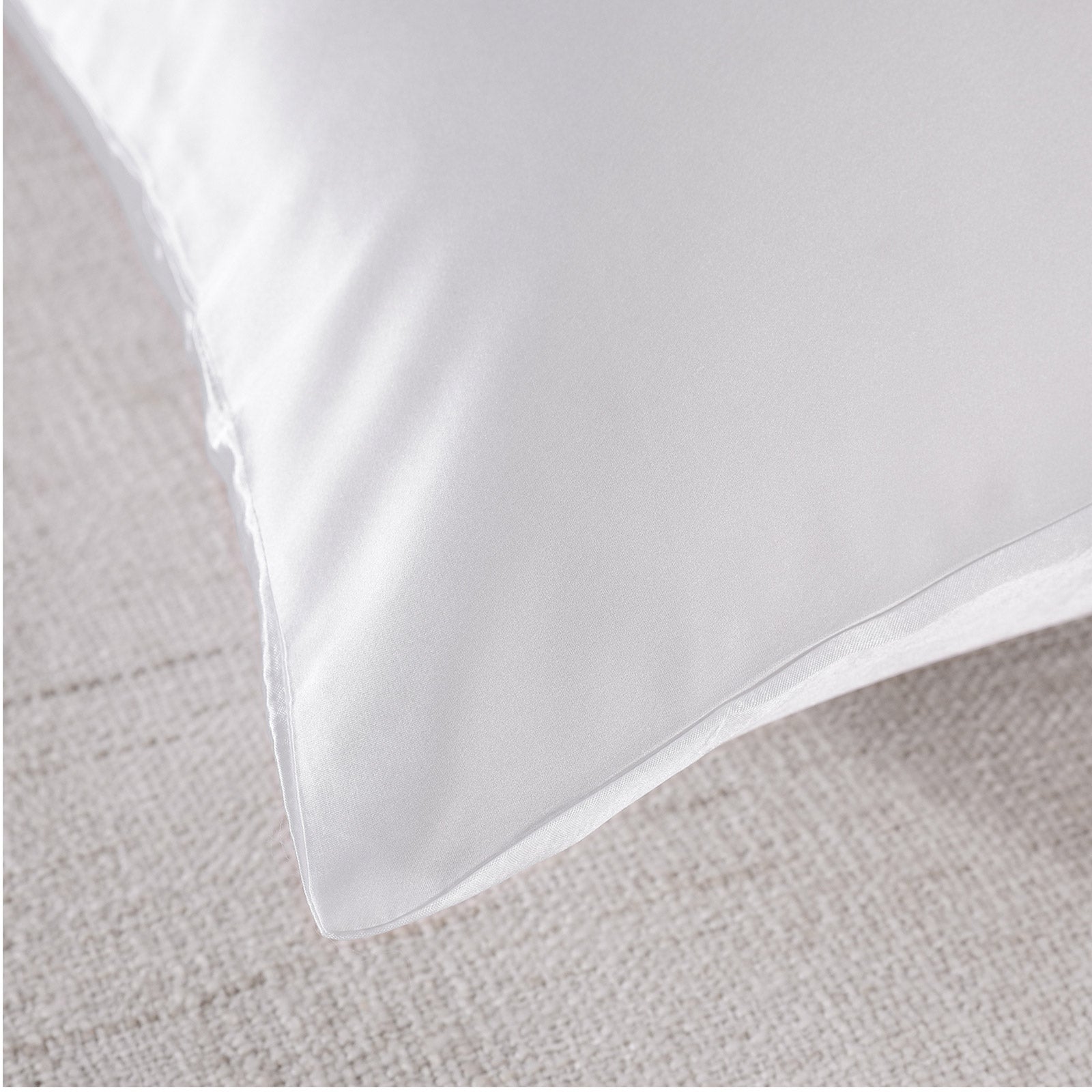 Pure Silk Pillow Case - White
