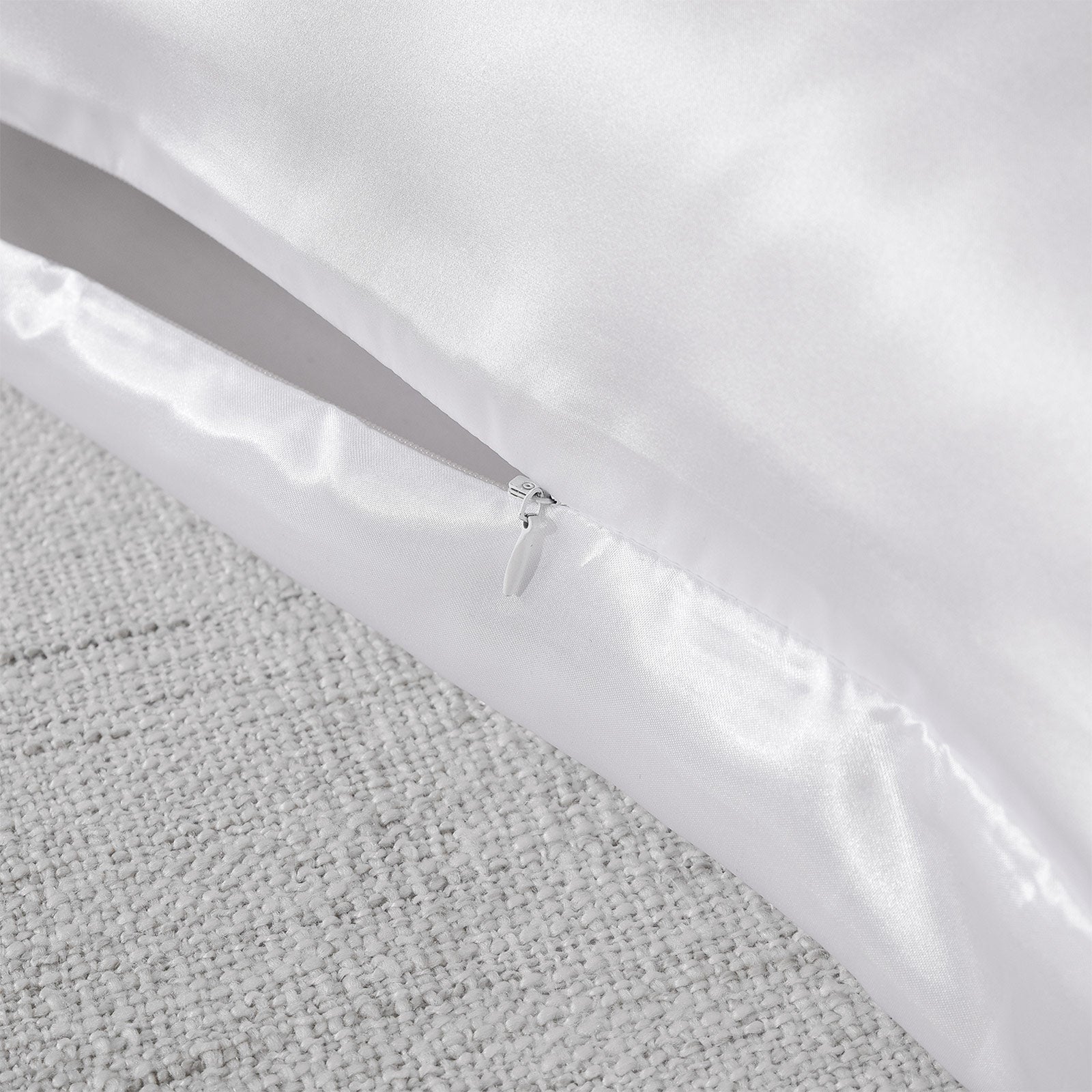 Pure Silk Pillow Case - White