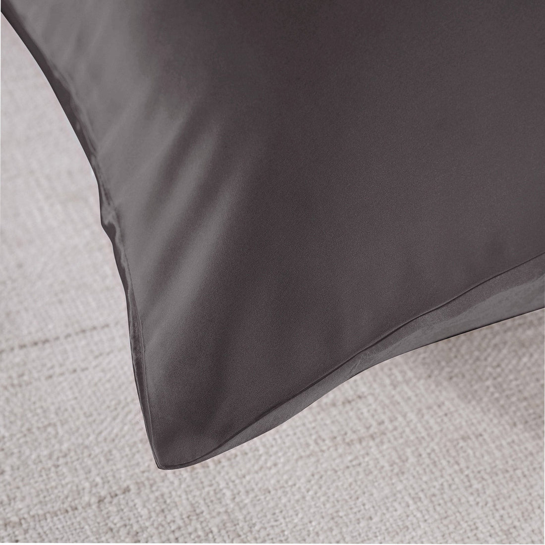Pure Silk Pillow Case - Charcoal