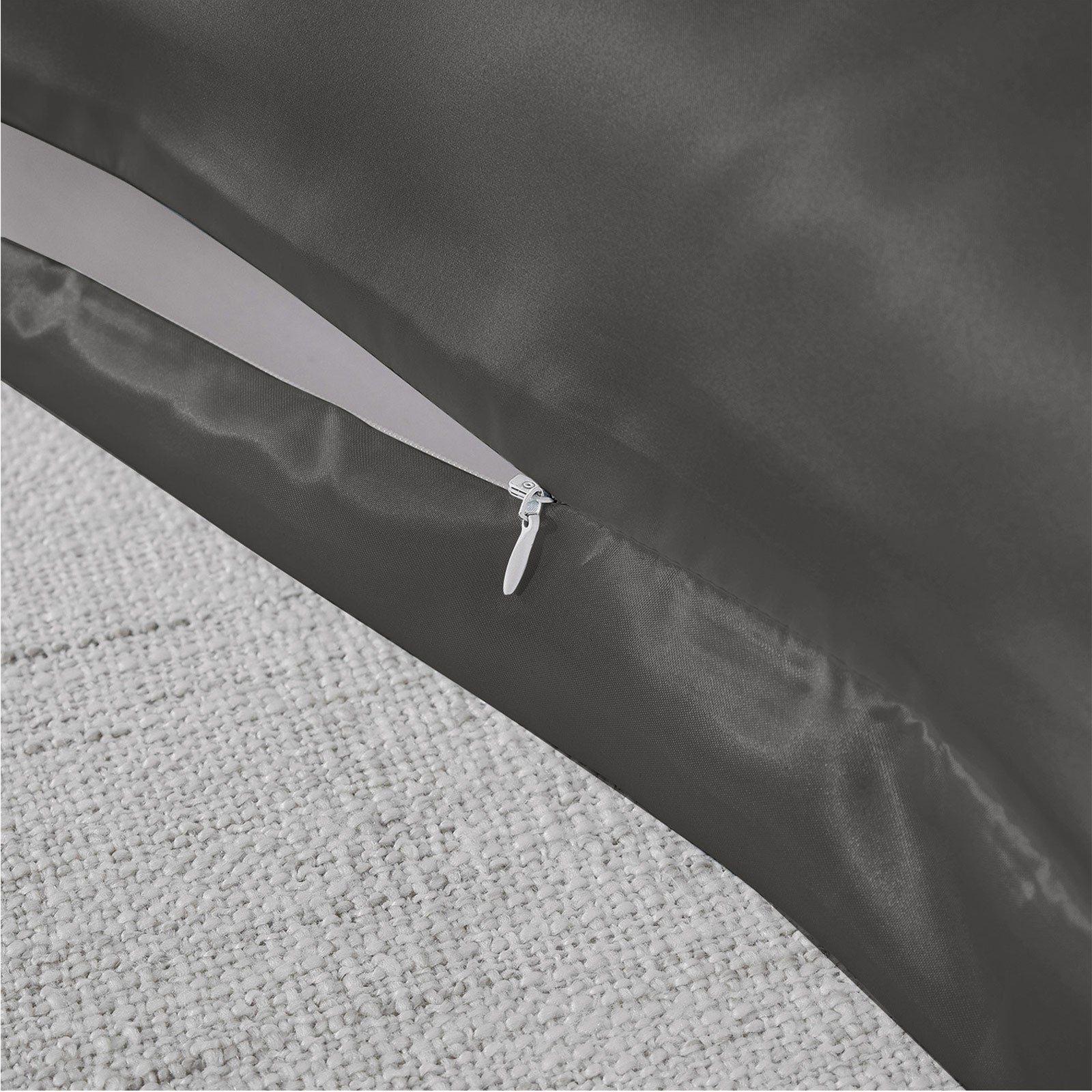 Pure Silk Pillow Case - Charcoal