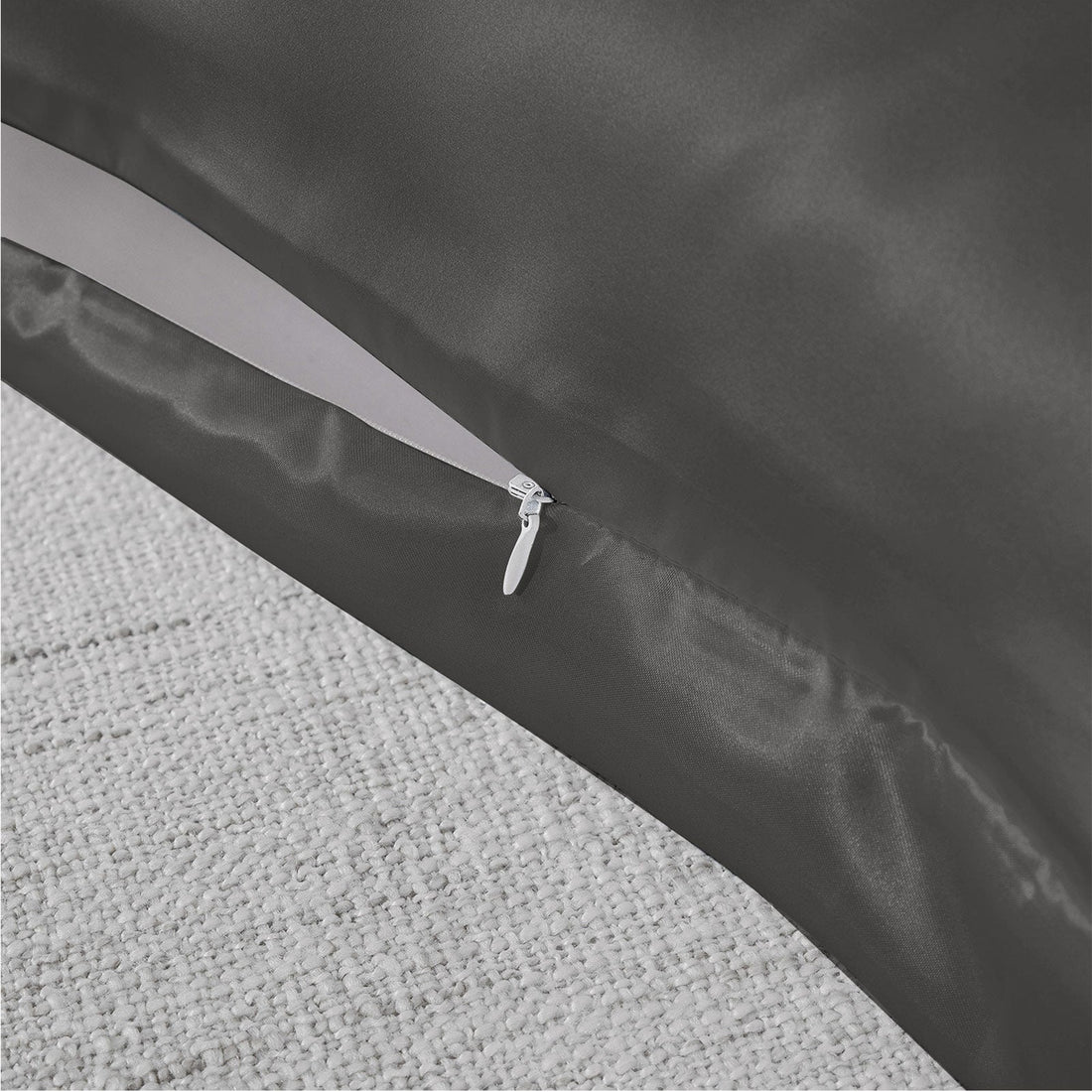 Pure Silk Pillow Case - Charcoal