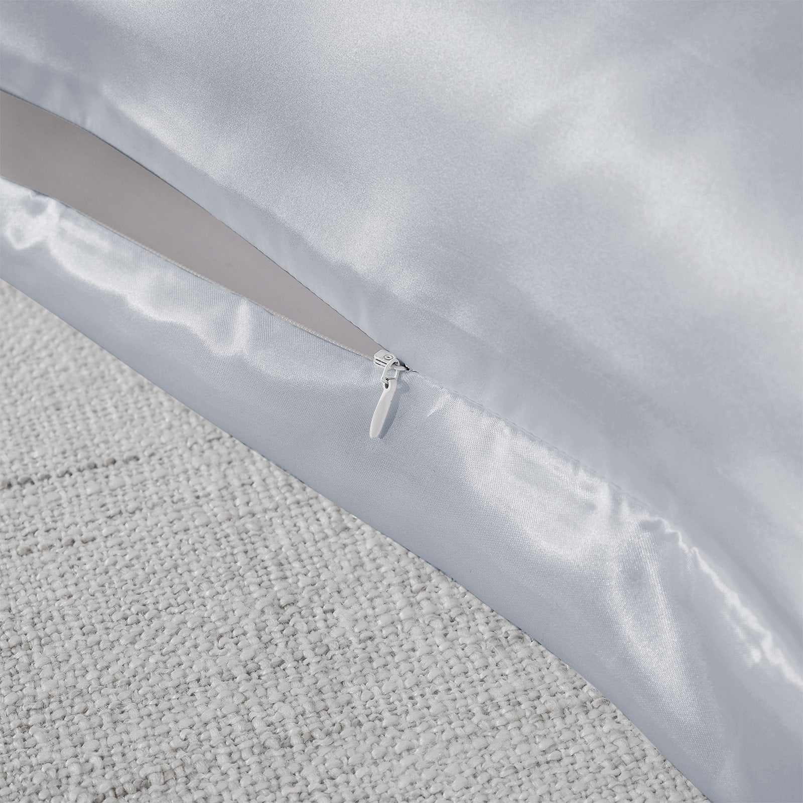 Pure Silk Pillow Case - Silver