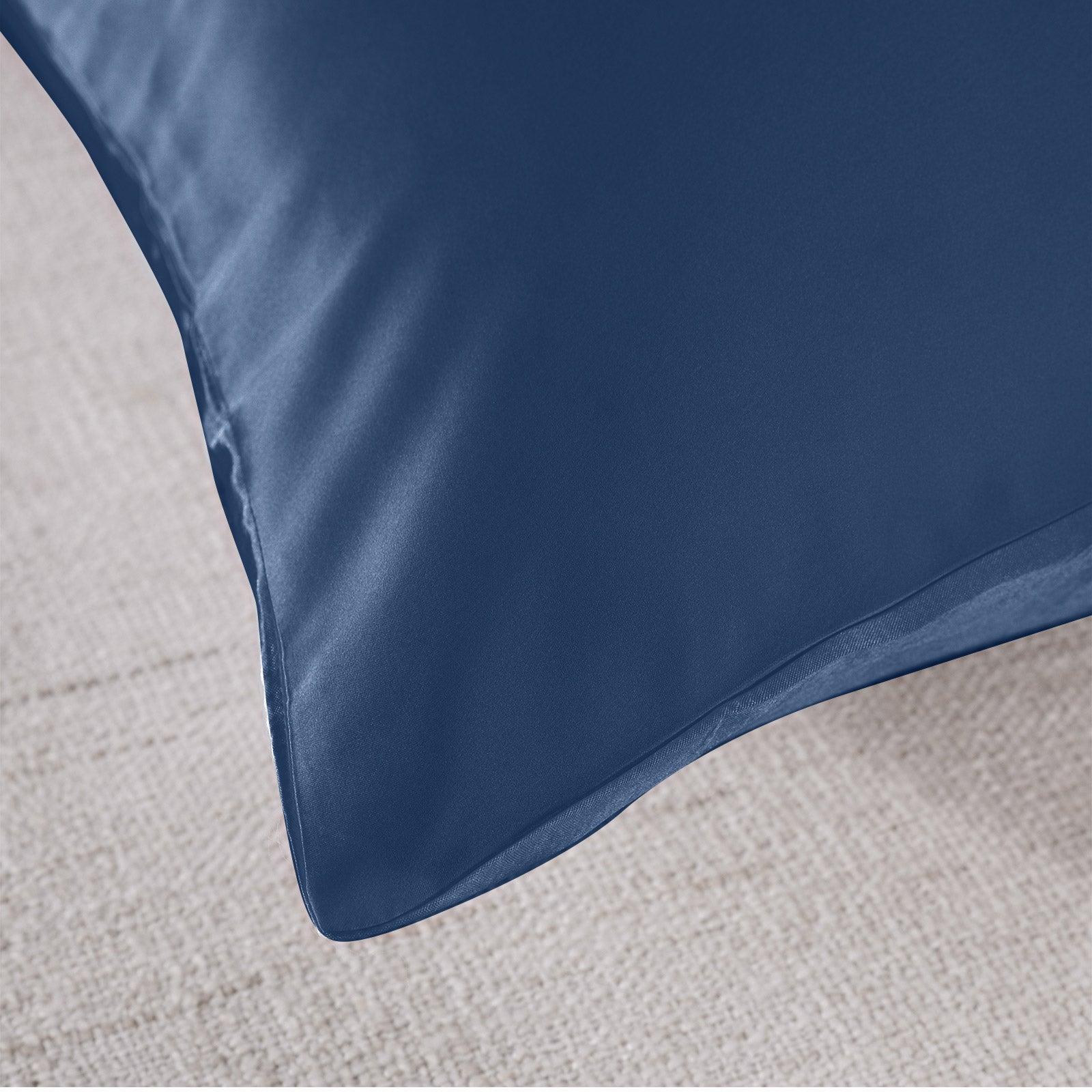 Pure Silk Pillow Case - Navy