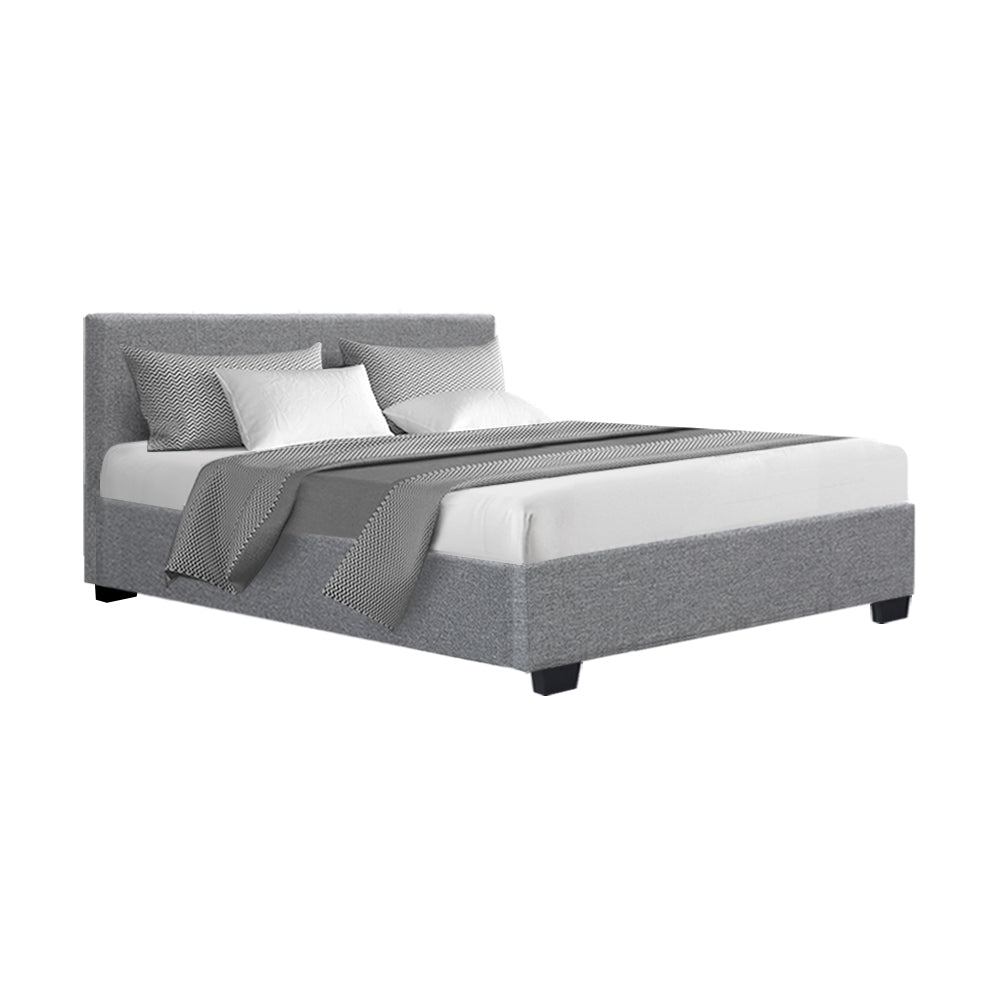 Comforstation Nino Double Gas Lift Bed Frame in Grey