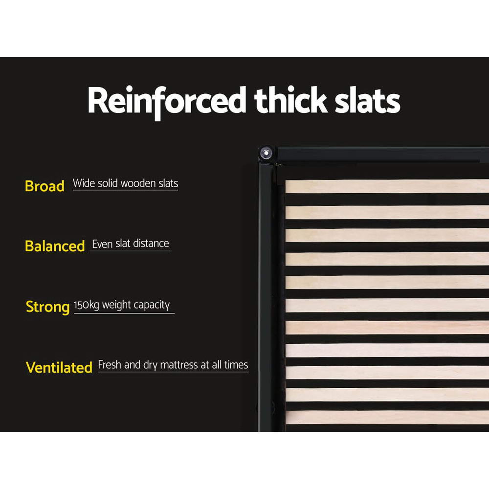 Comforstation King Single Gas Lift Bed Frame – Grey