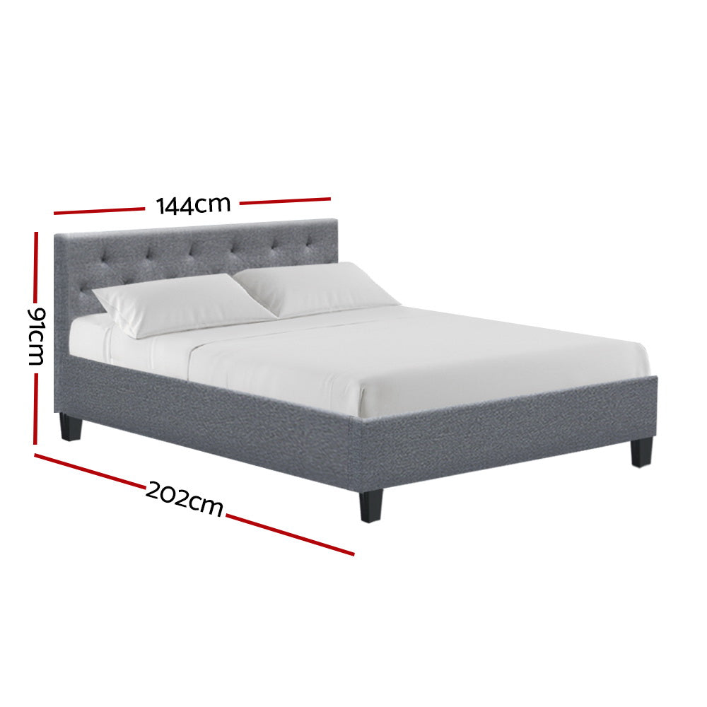 Comforstation Double Size Grey Bed Frame