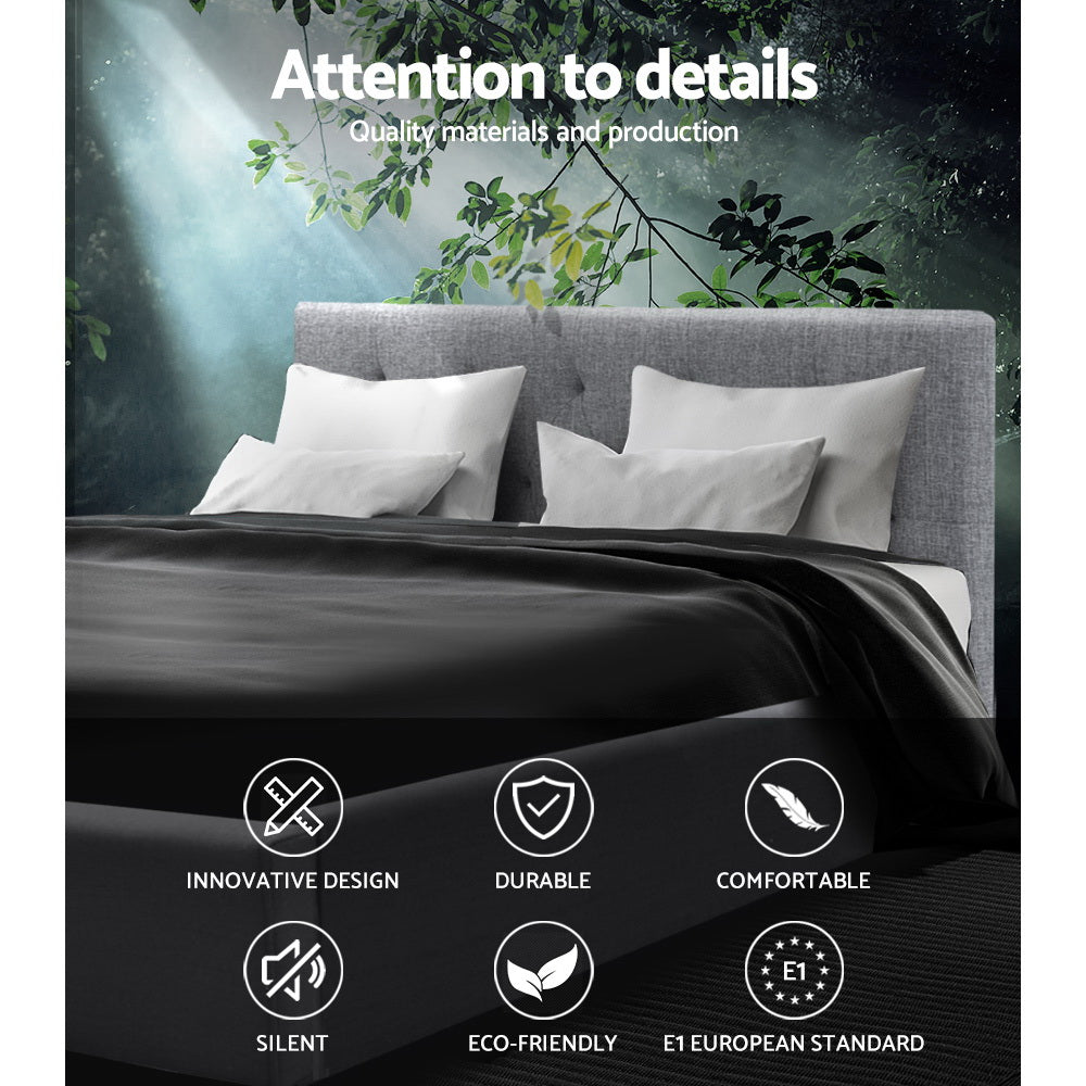 Comforstation Double Size Grey Bed Frame