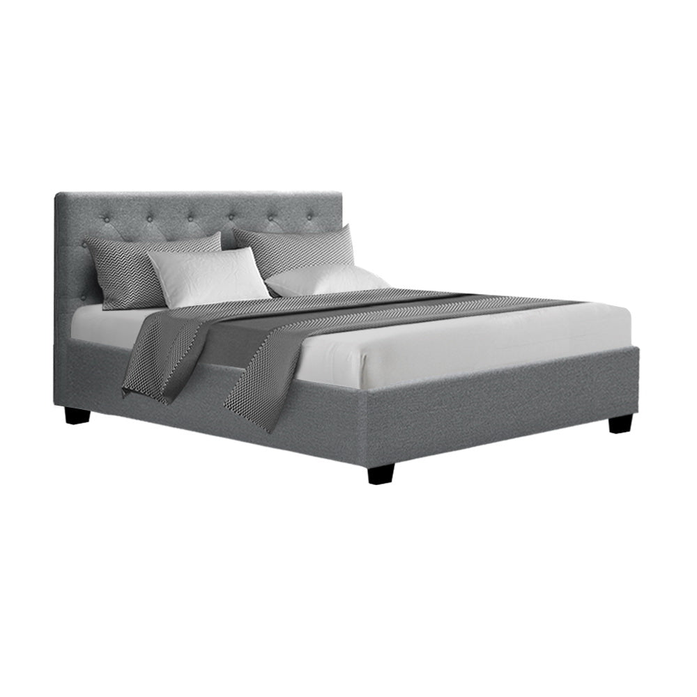 Comforstation Vila Gas Lift Bed Frame - Double Size - Grey