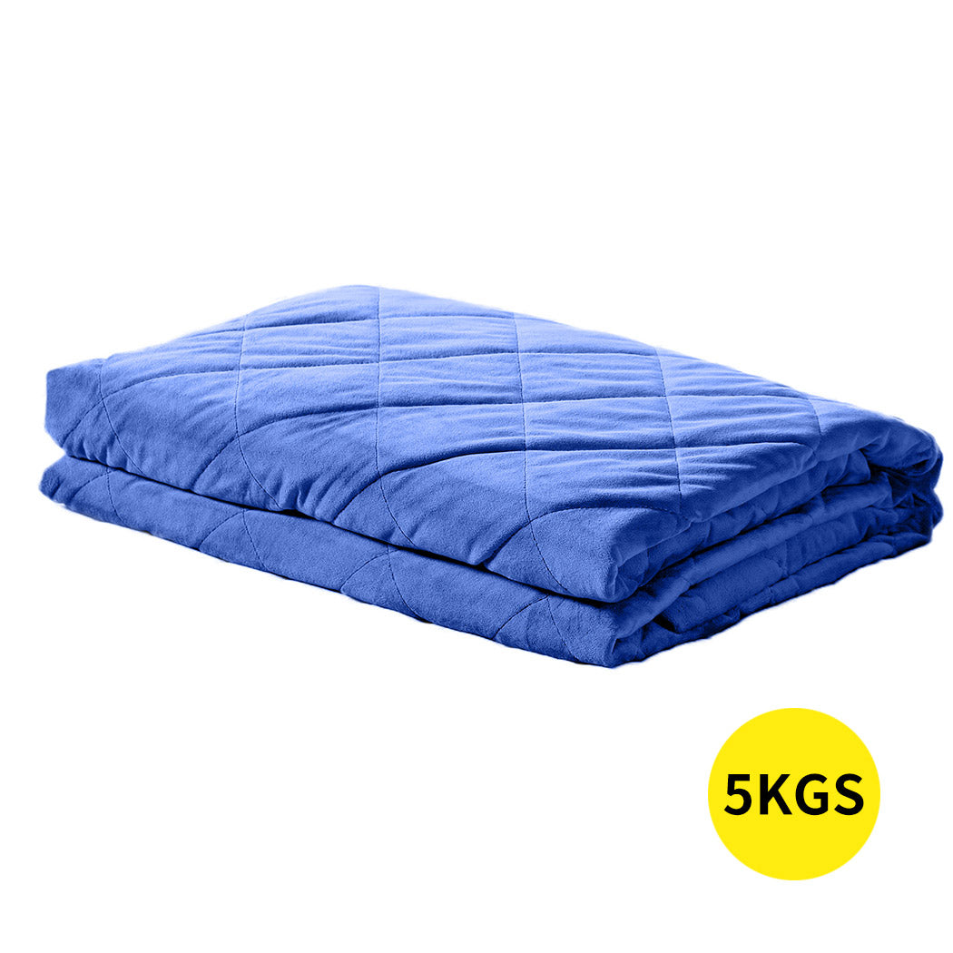 Winston Weighted Soft Blanket 5KG Anti-Anxiety Gravity - Royal Blue