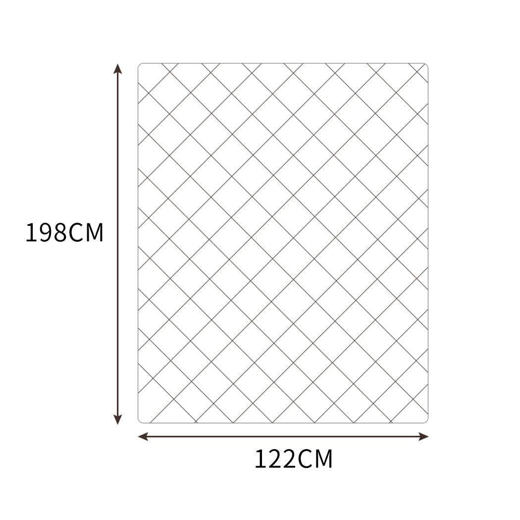 Winston Weighted Soft Blanket 5KG Anti-Anxiety Gravity - Brown