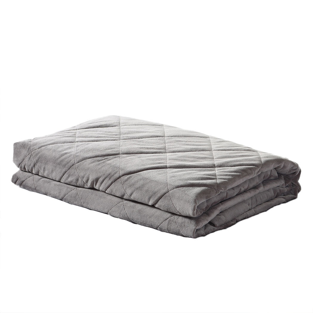 Winston Weighted Soft Blanket 7KG Anti-Anxiety Gravity - Grey