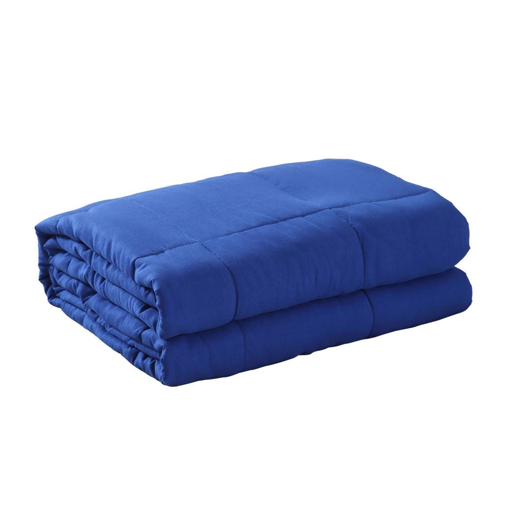 Whitman Weighted Soft Blanket Heavy Gravity Deep Relax 5KG Adult Double - Navy