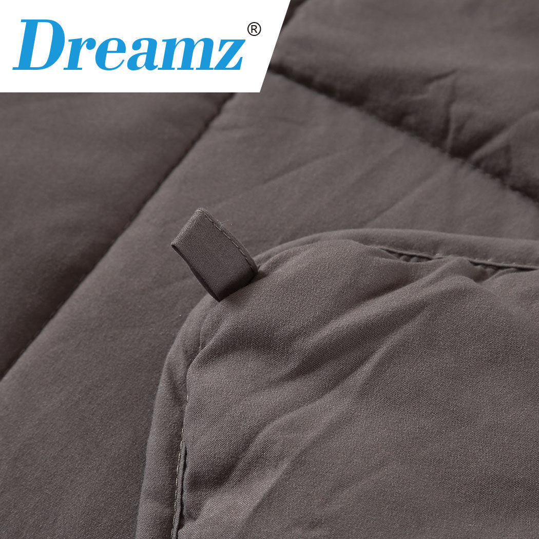 Whitman Weighted Soft Blanket Heavy Gravity Deep Relax 7KG Adult Double - Grey