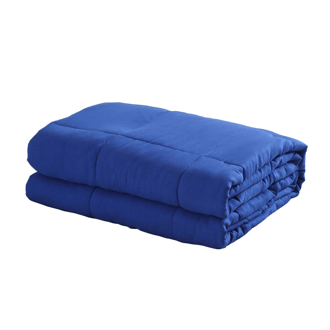 Whitman Weighted Soft Blanket Heavy Gravity Deep Relax 7KG Adult Double - Navy