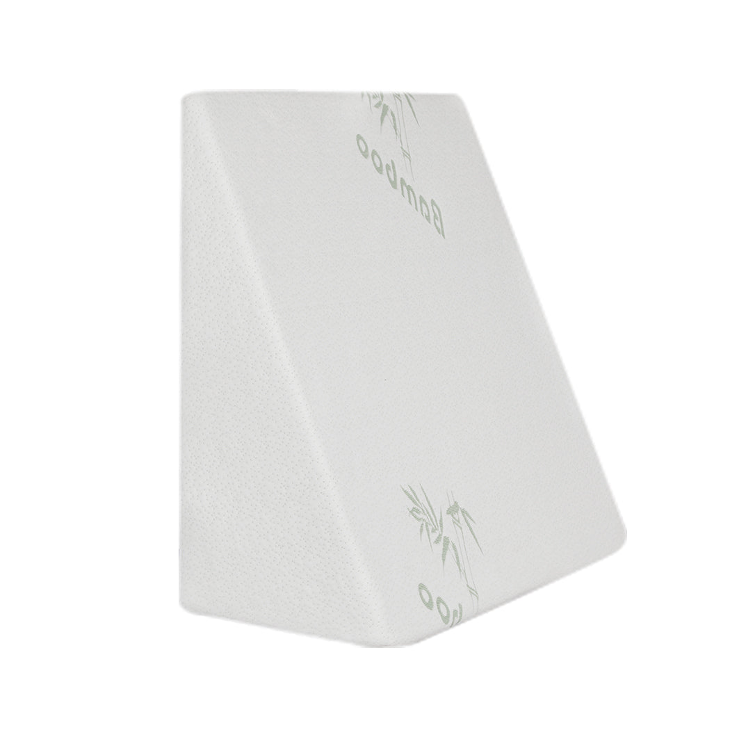 30cm Bedding Wedge Pillow Memory Foam - White