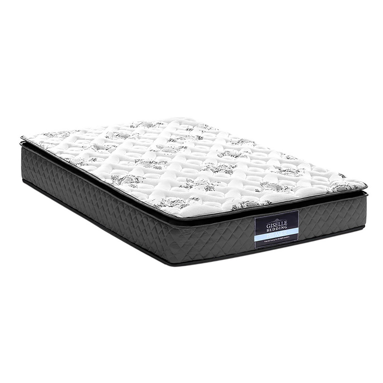 Zaire 24cm Thick Pillow Top Spring Mattress - Single