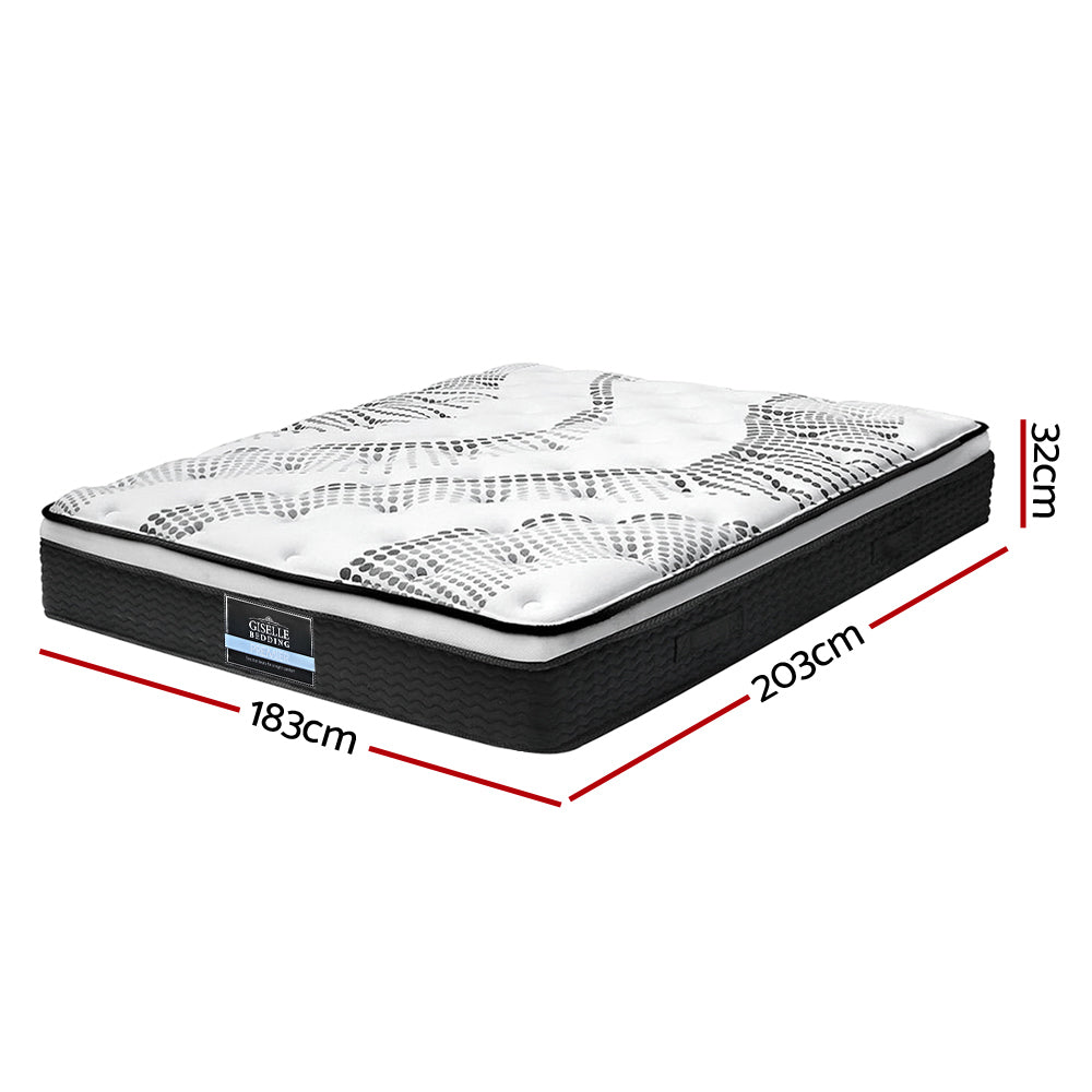Factory Buys 32cm Euro Top Mattress - King