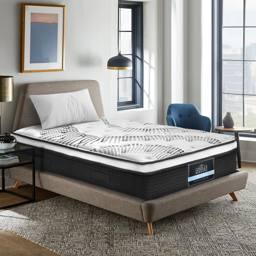 Factory Buys 32cm Euro Top Mattress - King Single