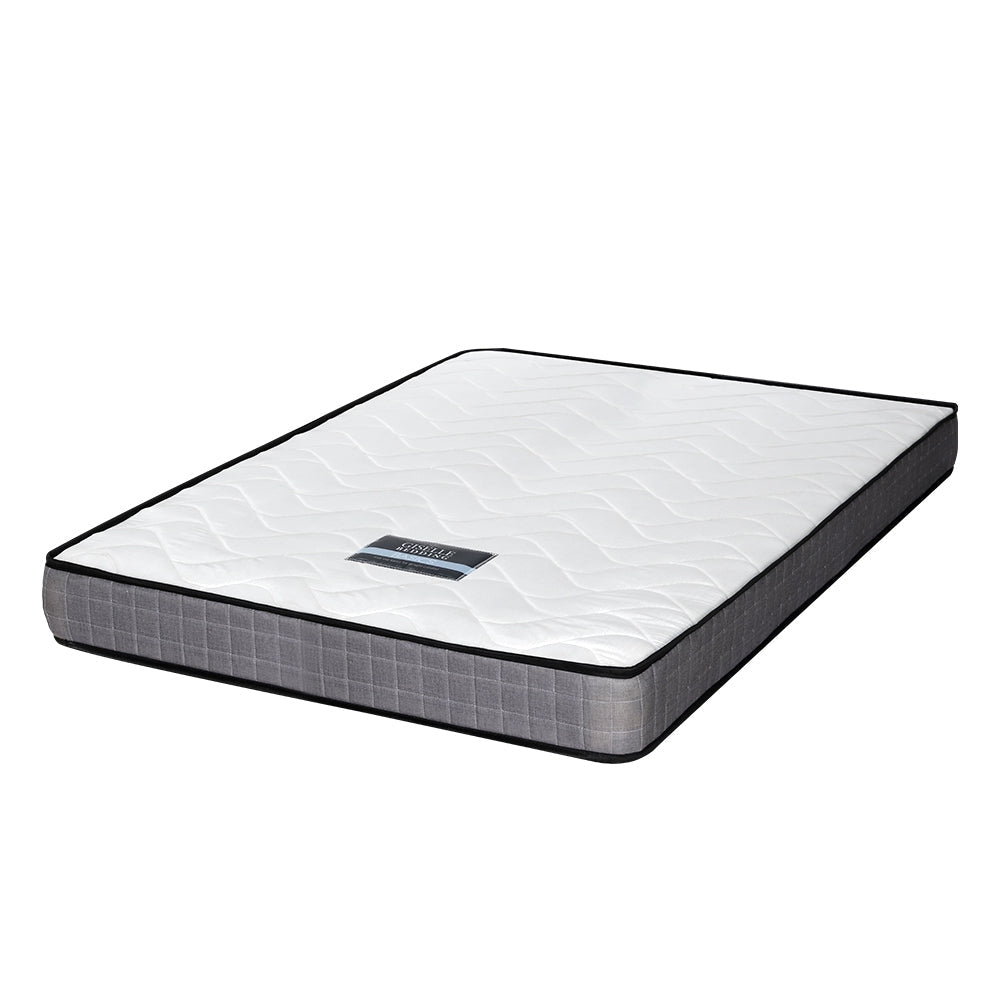 Clement 13cm Tight Top Bed Bonnel Spring Mattress Medium Firm - Double