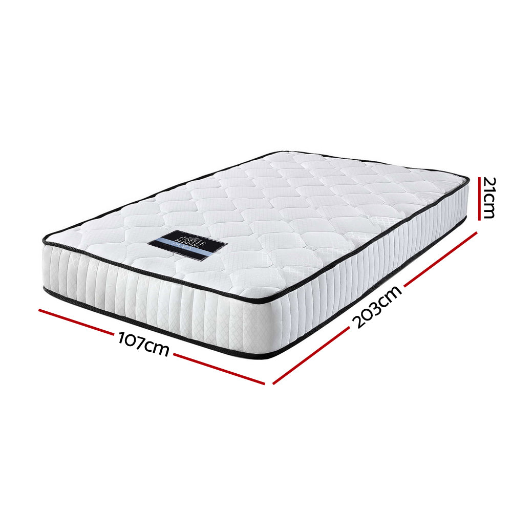 Brooklyn 21cm Thick Pocket Spring Mattress - King Single
