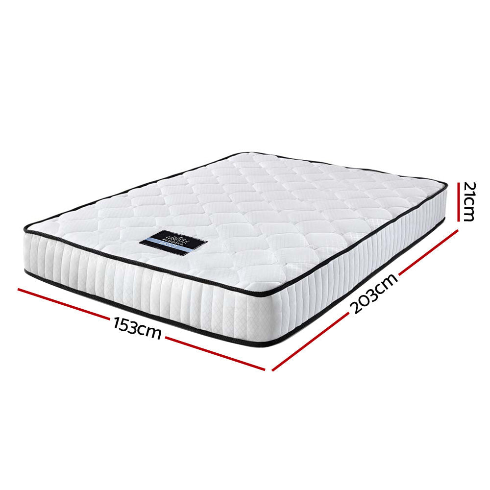 Brooklyn 21cm Thick Pocket Spring Mattress - Queen