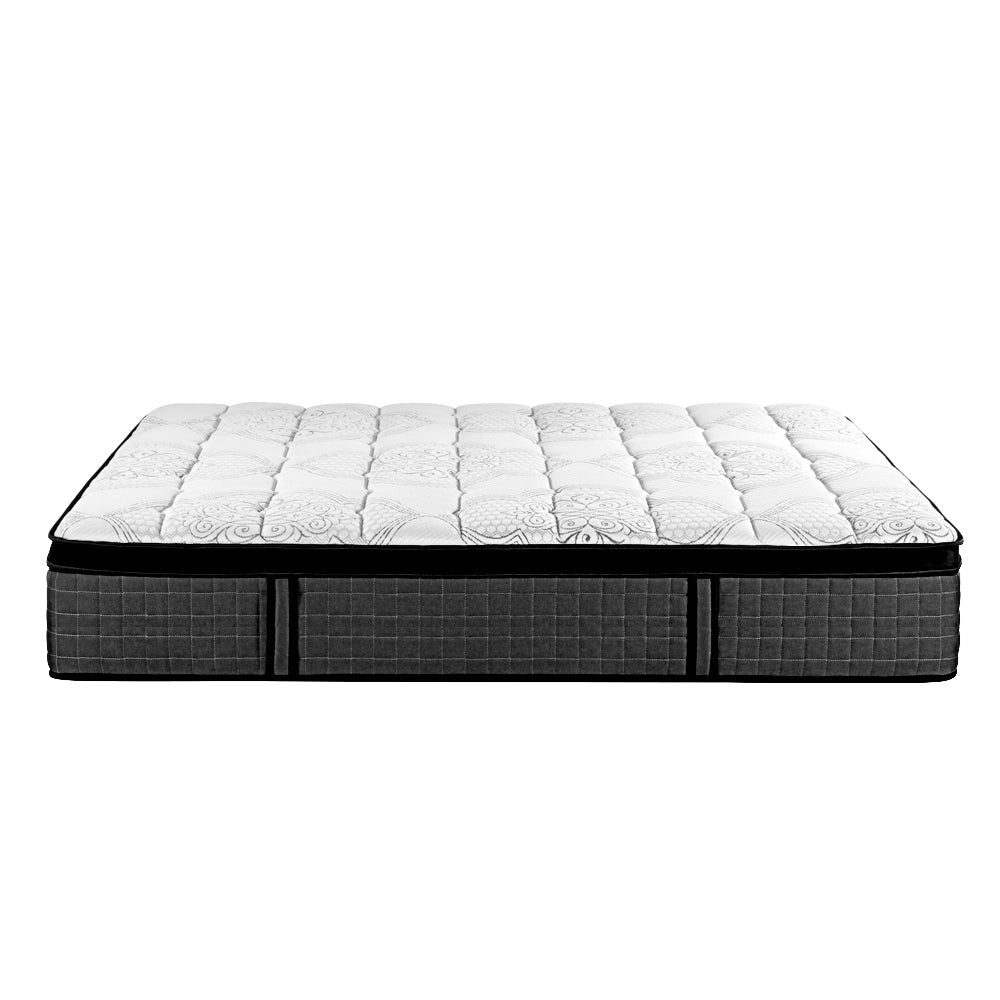 Chelsea 34cm 9-Zone Pocket Spring Latex Foam Medium Firm Euro Top Mattress - Double