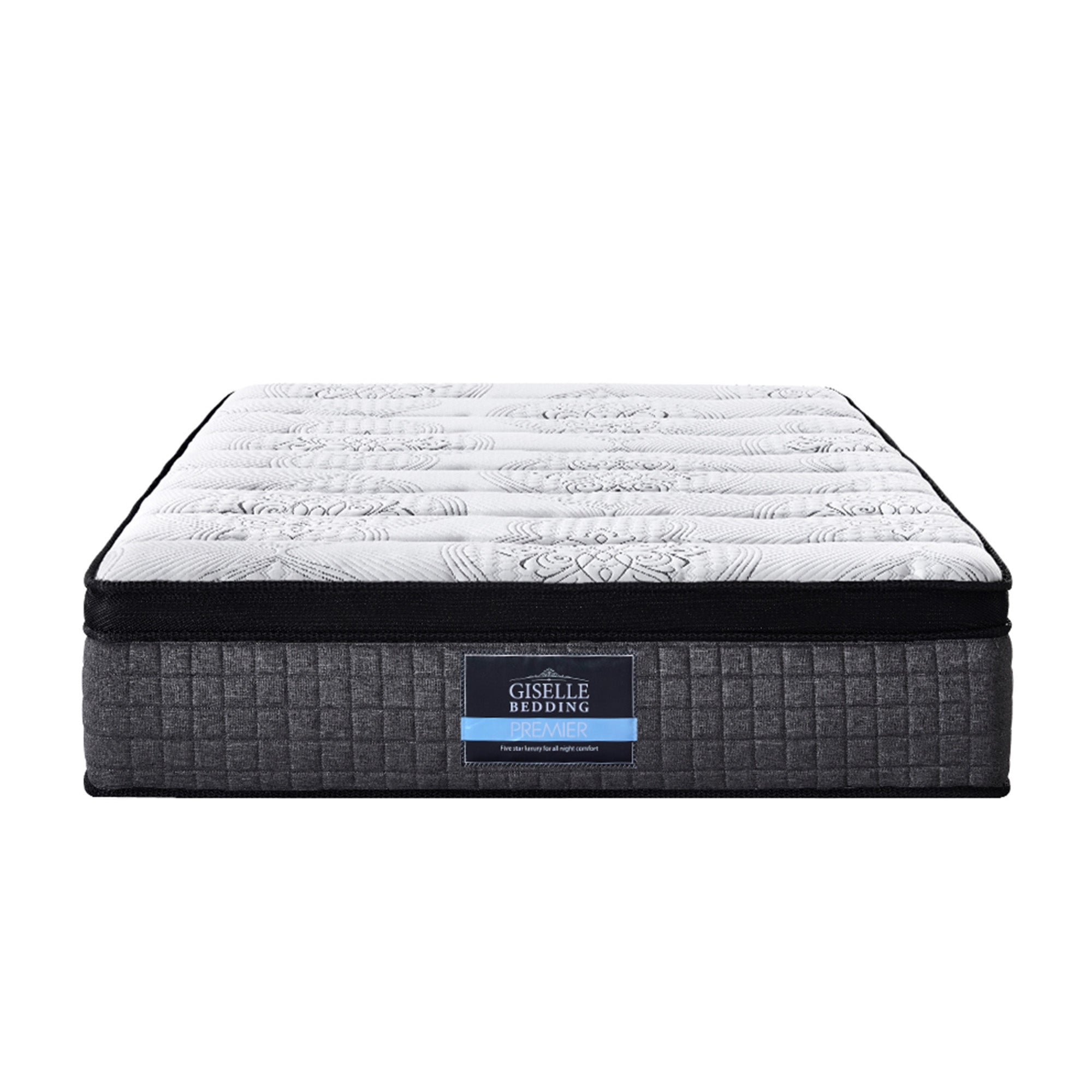 Chelsea 34cm 9-Zone Pocket Spring Latex Foam Medium Firm Euro Top Mattress - Double