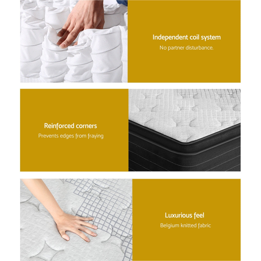 Luella 32cm Mattress Extra Firm Pocket Spring Foam - King