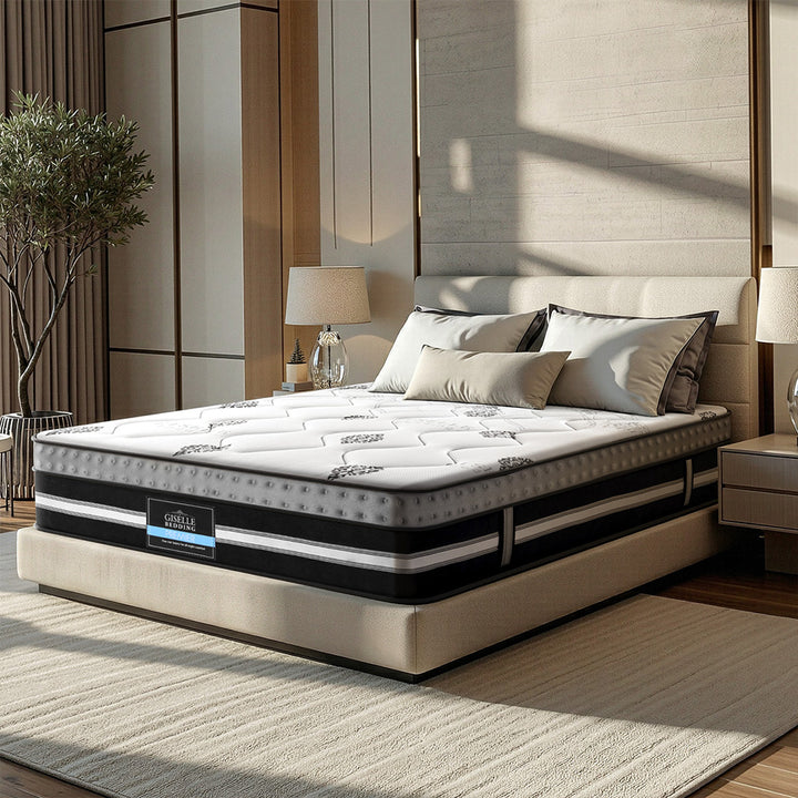 Jean 35cm Thick Galaxy Euro Top Cool Gel Pocket Spring Mattress - Queen