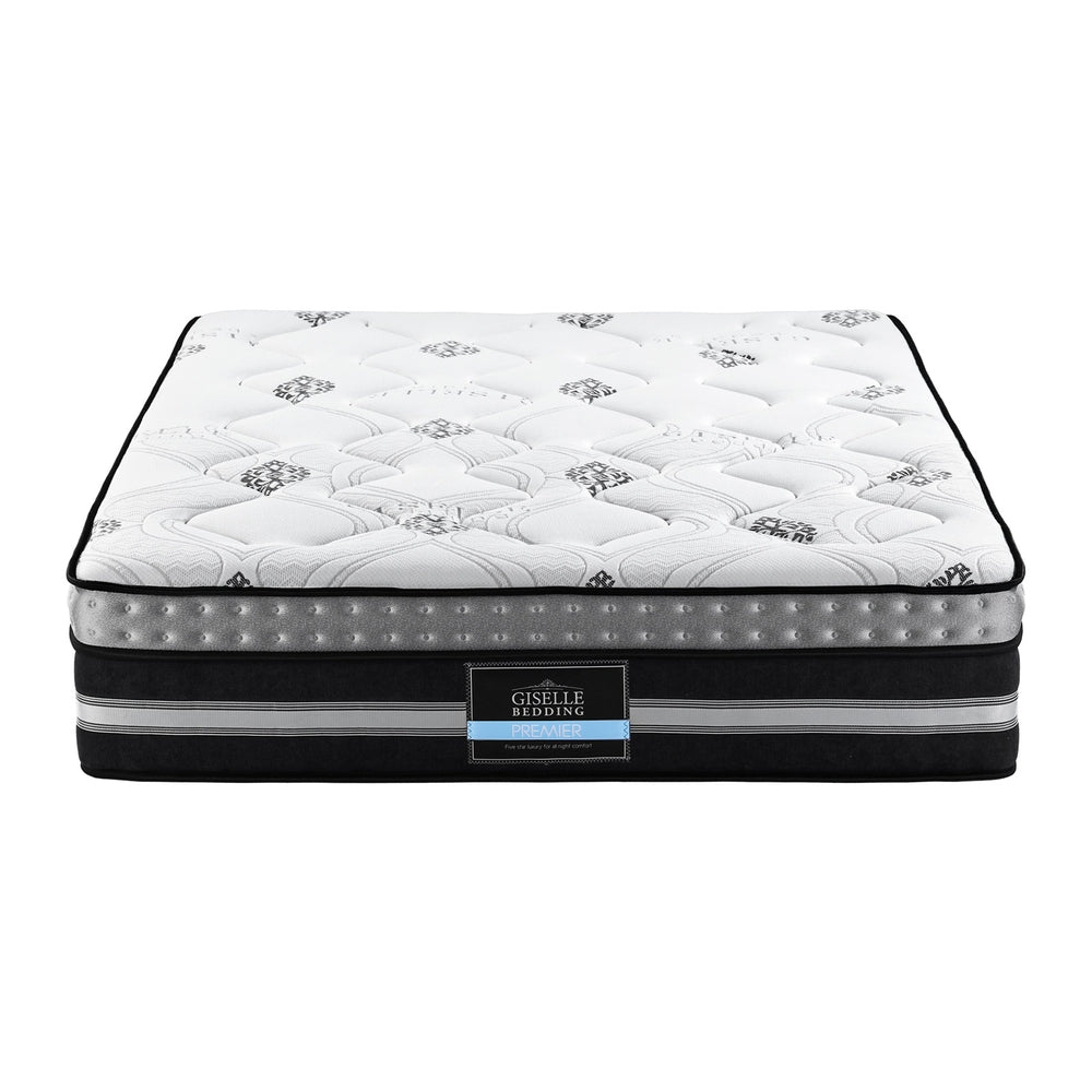 Jean 35cm Thick Galaxy Euro Top Cool Gel Pocket Spring Mattress - Queen
