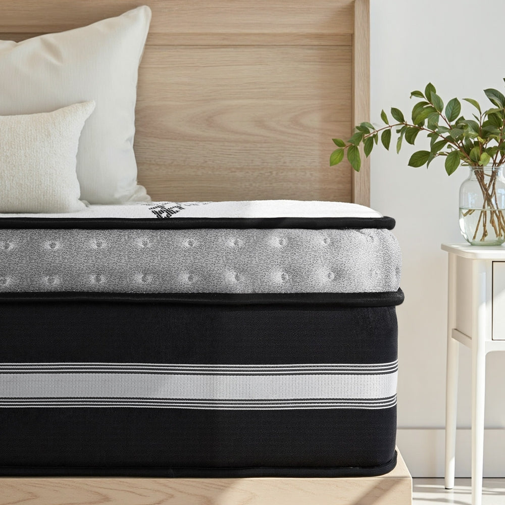 Jean 35cm Thick Galaxy Euro Top Cool Gel Pocket Spring Mattress - Queen