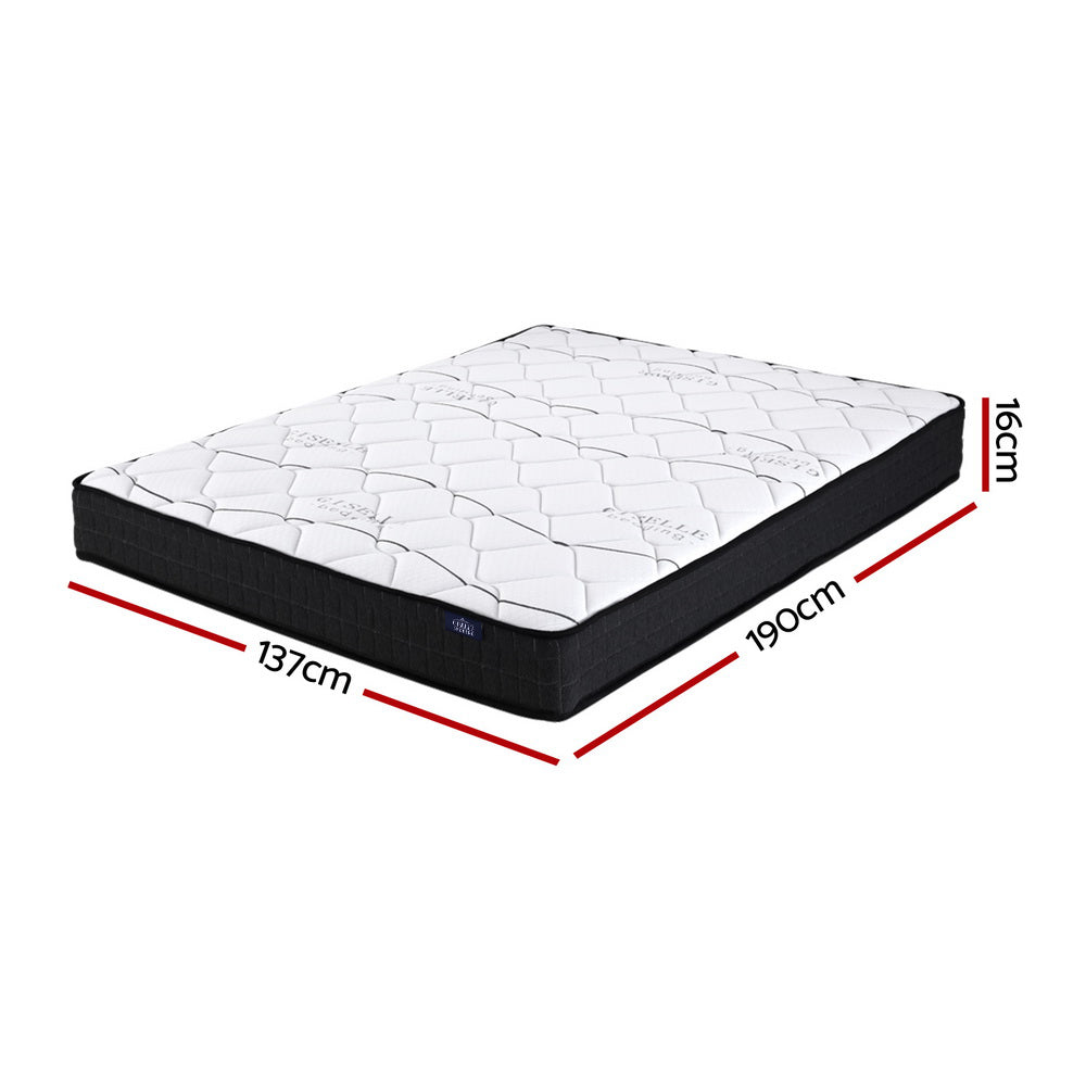 Apex 16cm Thick Premium Knitted Fabric Spring Mattress - Double