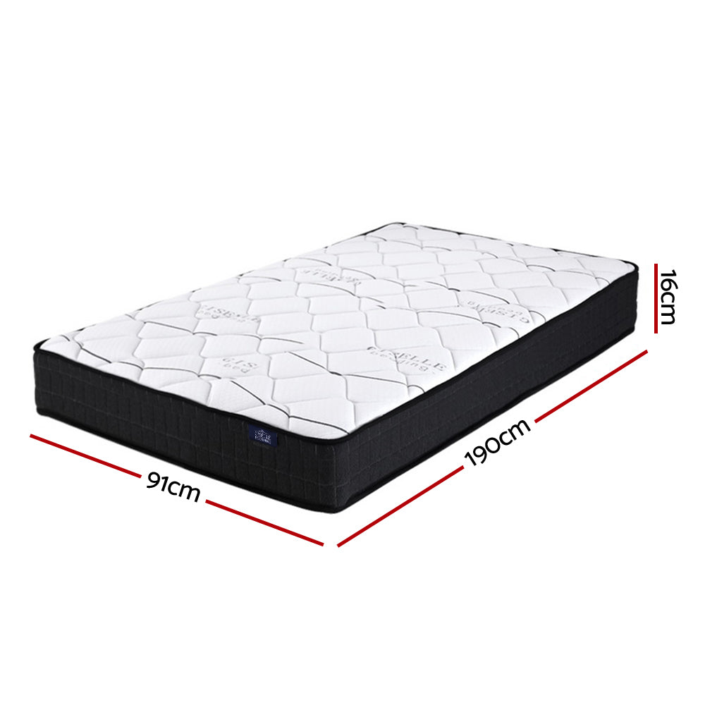 Apex 16cm Thick Premium Knitted Fabric Spring Mattress - Single