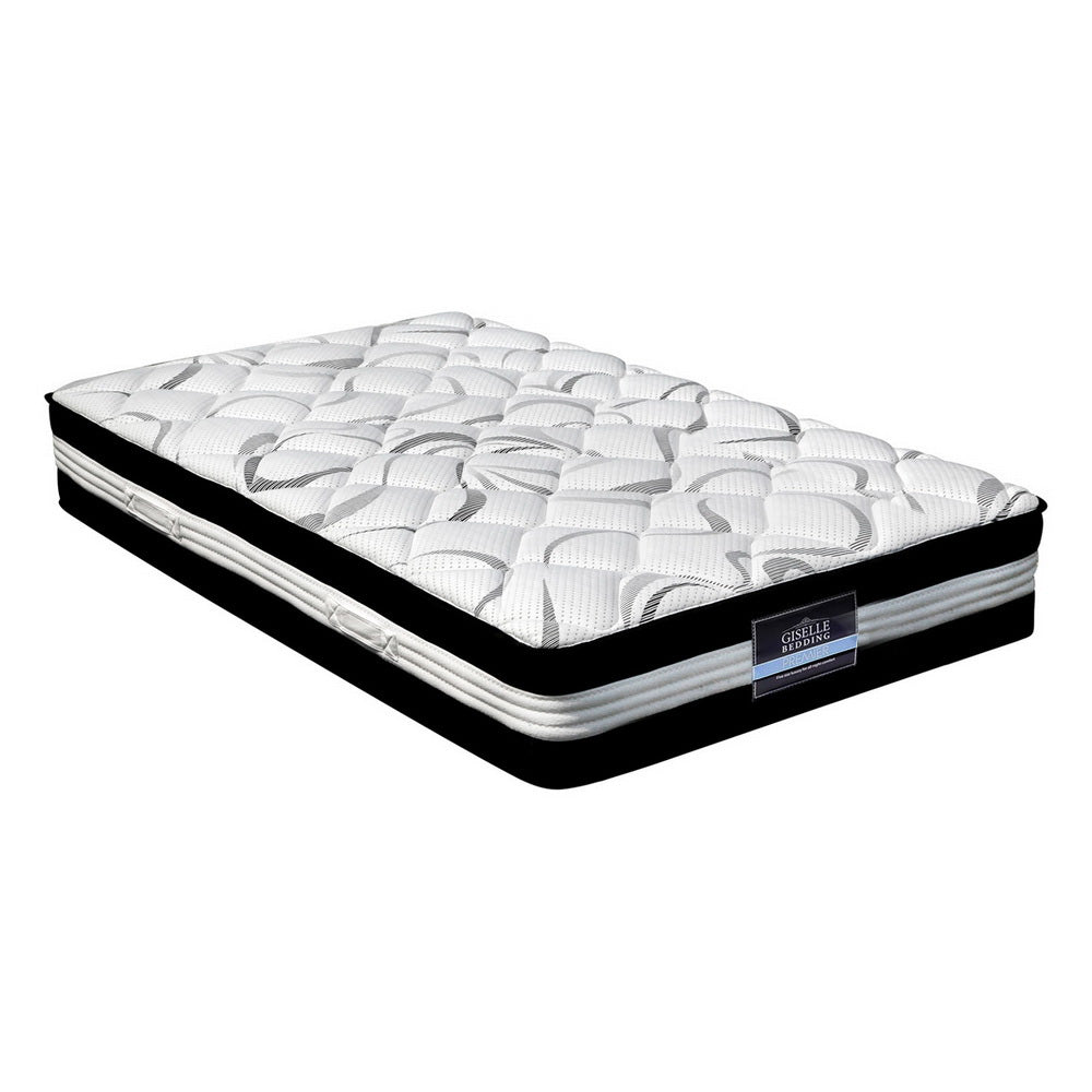 Messina 30cm Thick Euro Top Pocket Spring Mattress - Single