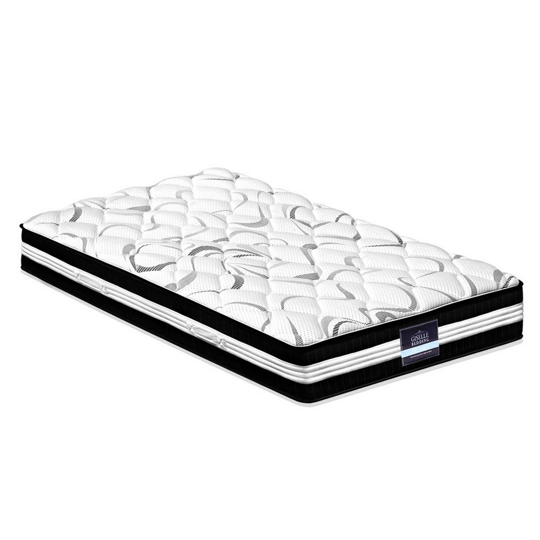 Messina 30cm Thick Euro Top Pocket Spring Mattress - Single