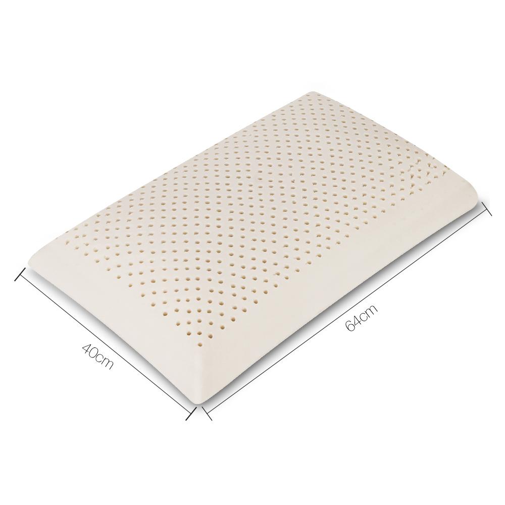 Set of 2 Natural Latex Pillow Classic