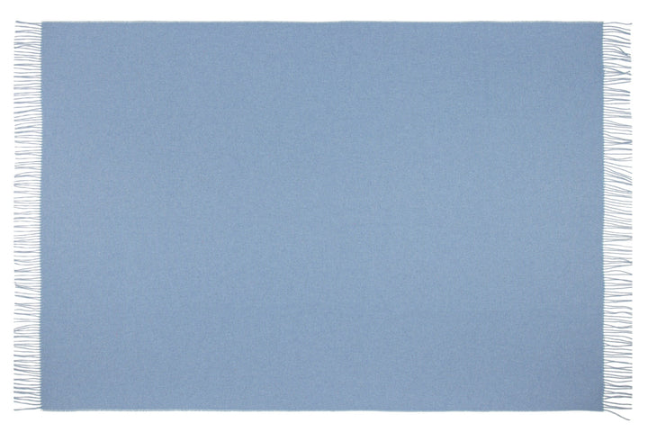 Paddington Throw - Fine Wool Blend - Blue