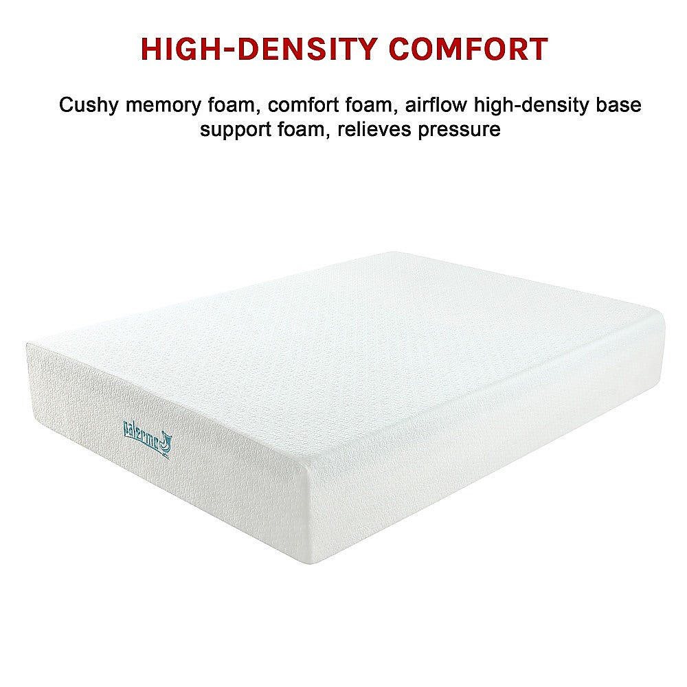 Kairos 30cm Mattress Memory Foam Green Tea Infused - Queen