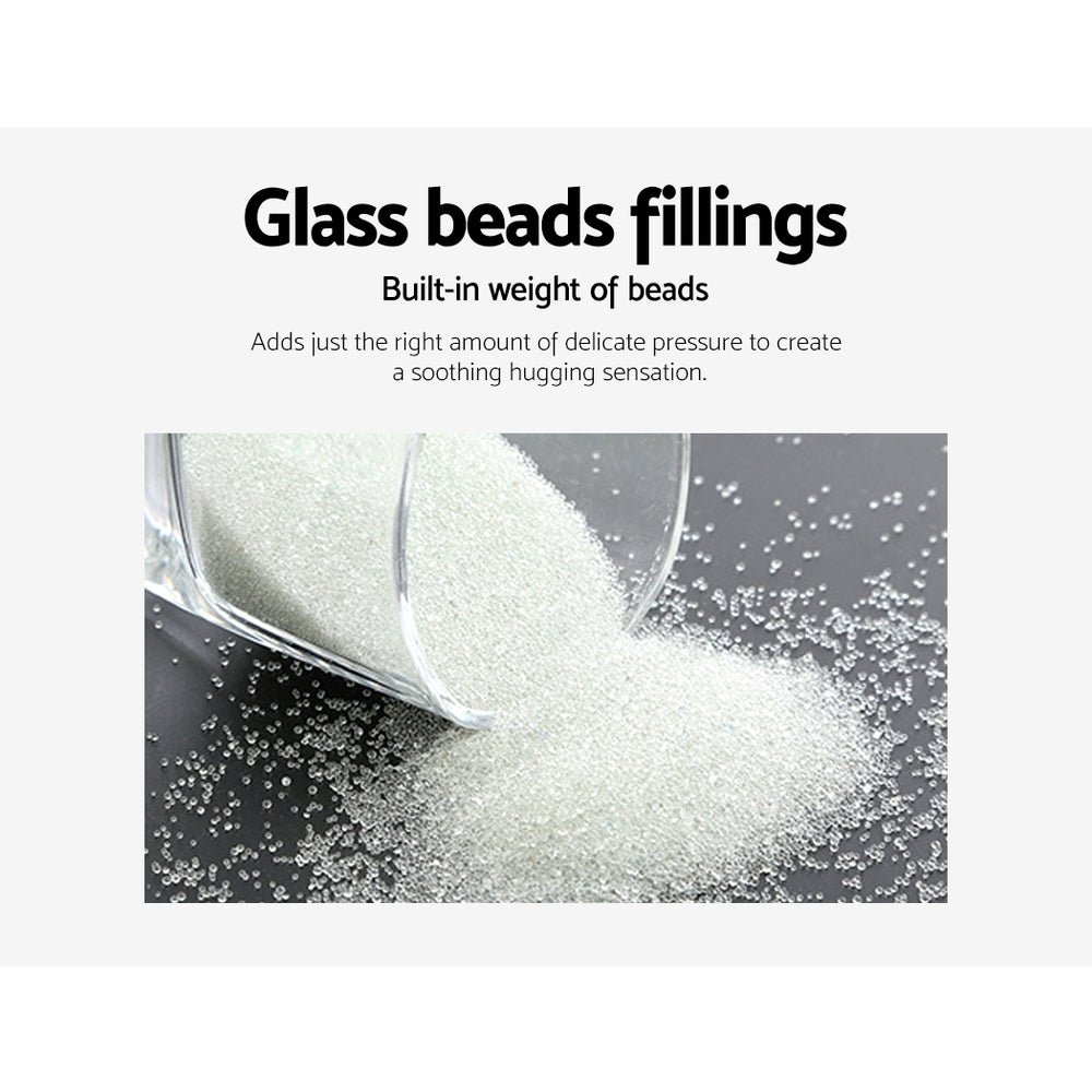 Wrigley Weighted Soft Blanket 5KG Heavy Gravity Microfibre Cover Calming Relax Anxiety Relief - Grey