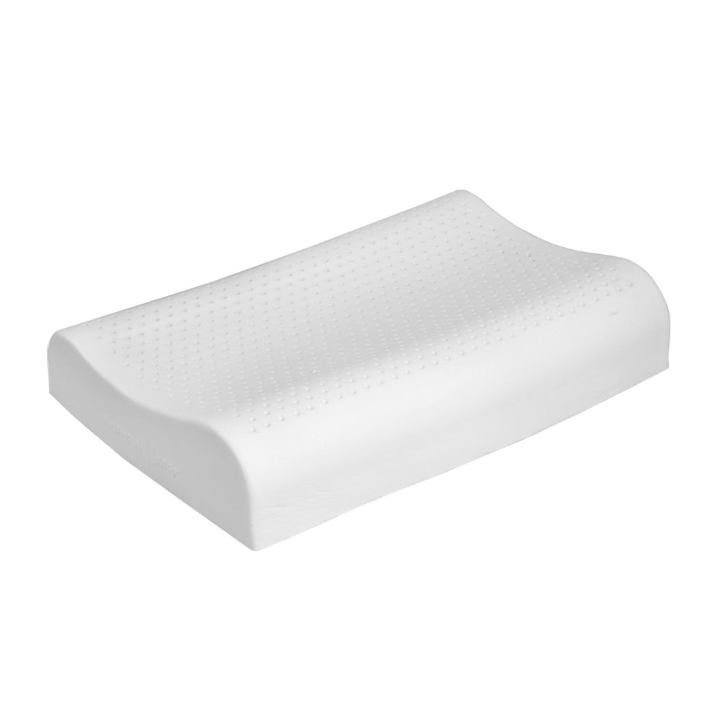 Set of 2 Natural Latex Pillow Removable B-Shape