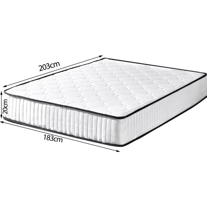 Darien 20cm 5-Zoned Pocket Spring Mattress - King