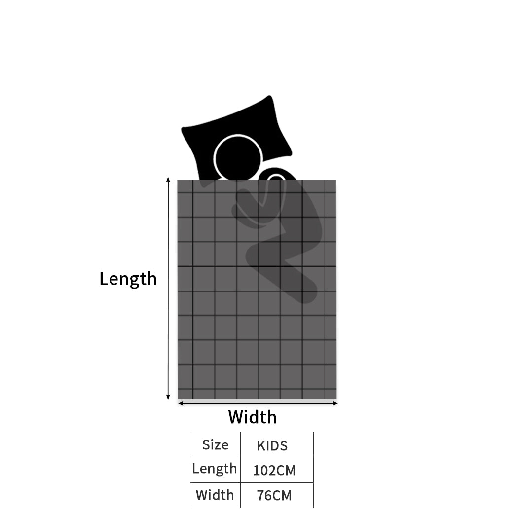 Whalen Weighted Soft Blanket Cover Kids - Blue